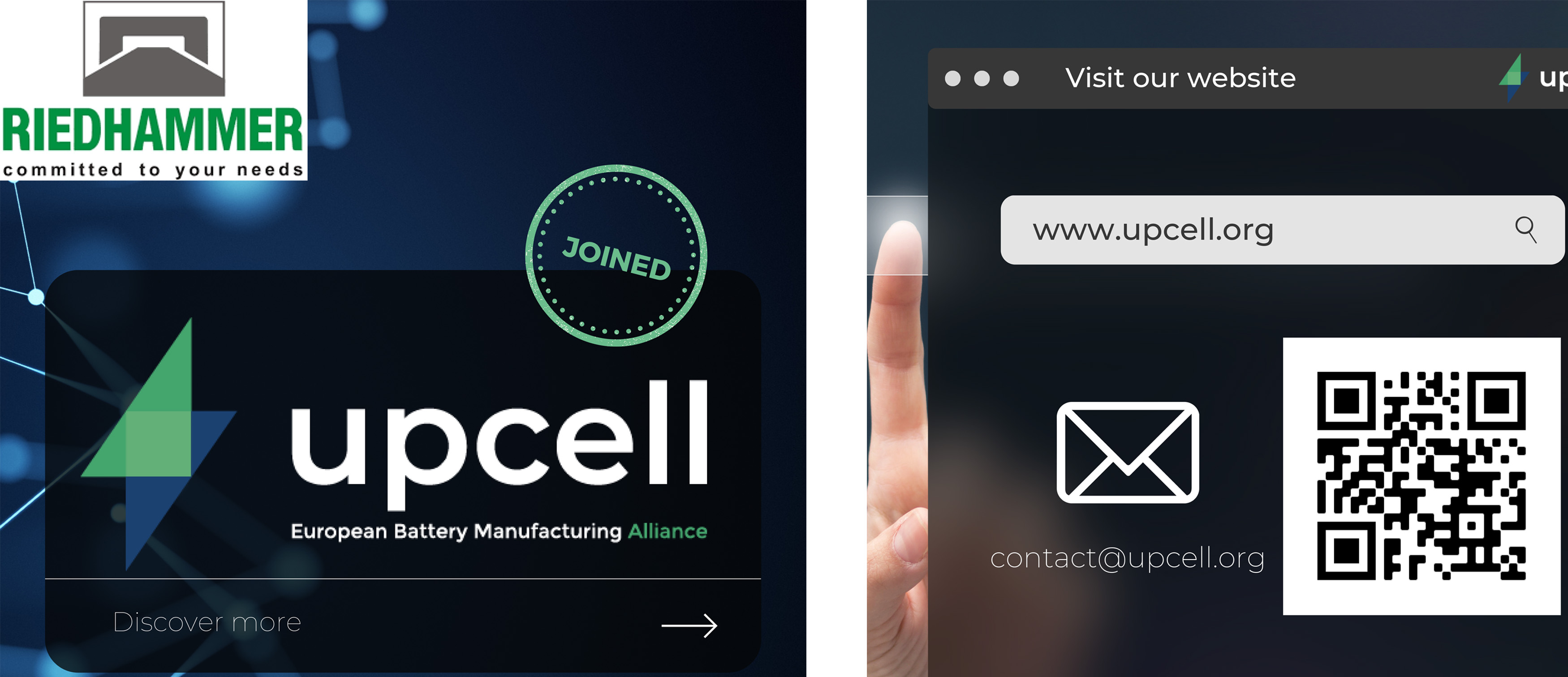 Riedhammer joined Upcell - European Battery Manufacturing Alliance